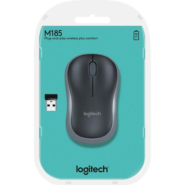 Сomputer mouse Logitech  M185 Gray