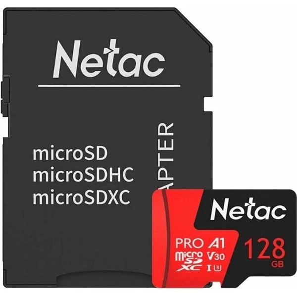 Memory card Netac Extreme Pro P500 128 GB.