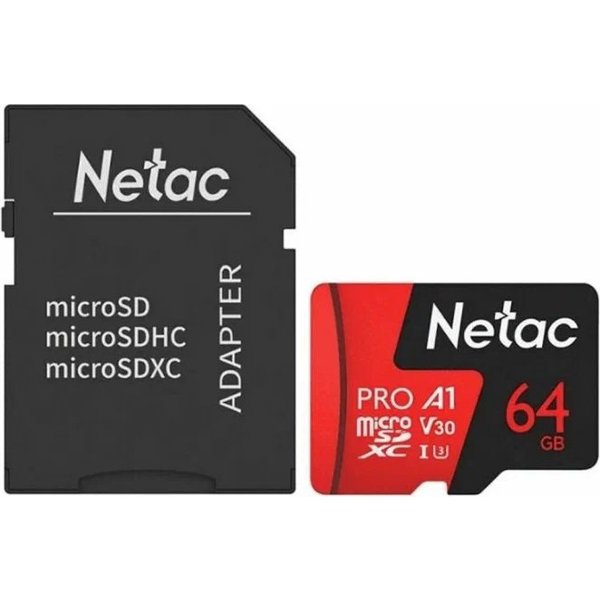 Memory card Netac Extreme Pro P500 64 GB.