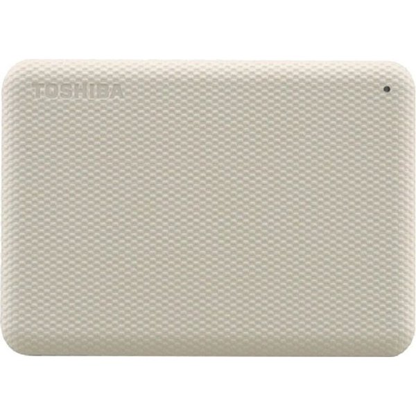 External hard drive Toshiba Advance Canvio 2 TB. Beige