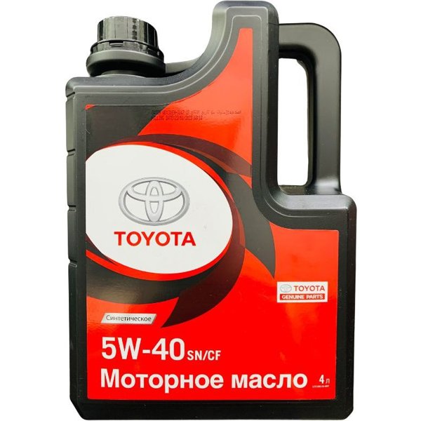 Engine oil TOYOTA TGMO SN/CF 5W-40 4 l