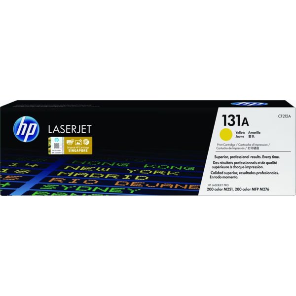 Cartridge HP 131A Yellow HP LaserJet Pro 200 color M251, HP LaserJet Pro 200 color MFP M276