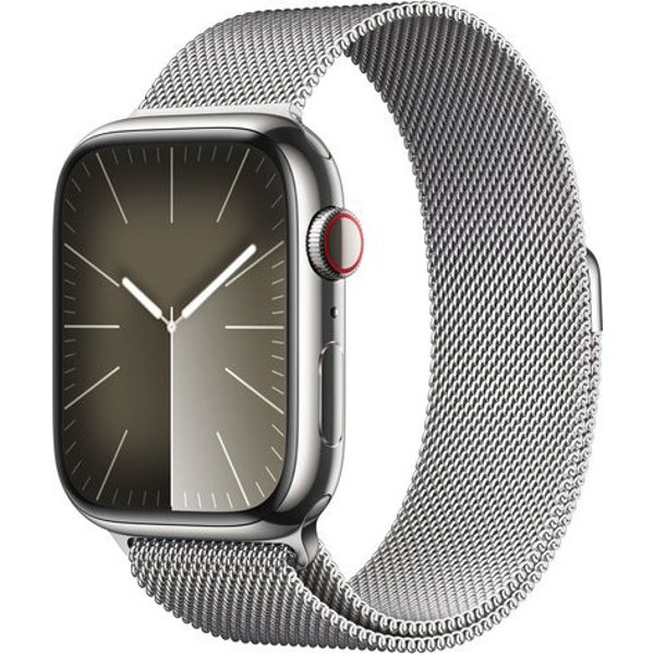 Smart watch Apple Watch Series 9 Stainless steel 45 mm Silver