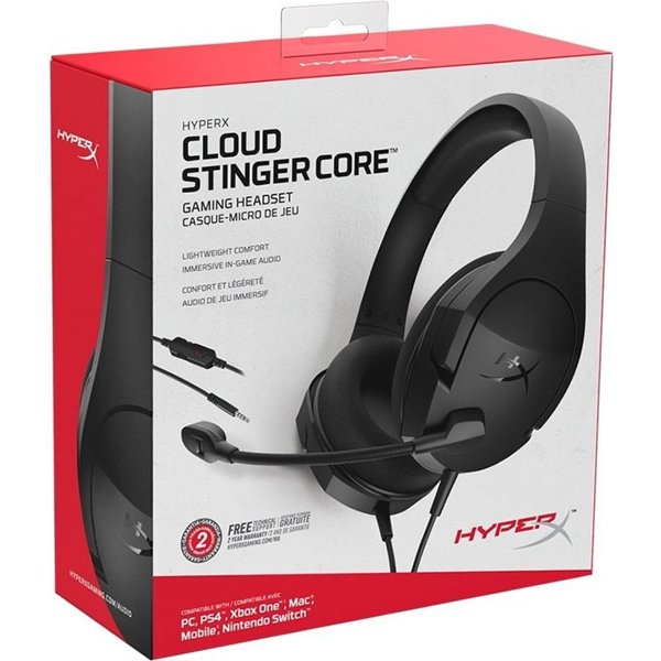 Headphones Kingston HyperX Cloud Stinger Core Black