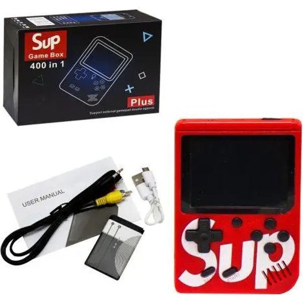 Game console SUP Game Box Plus 10 MB. Red