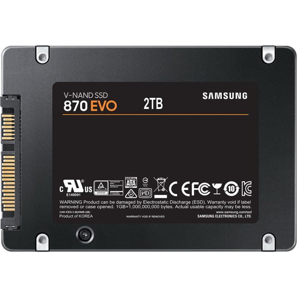 Internal SSD Samsung EVO 870 2 TB.