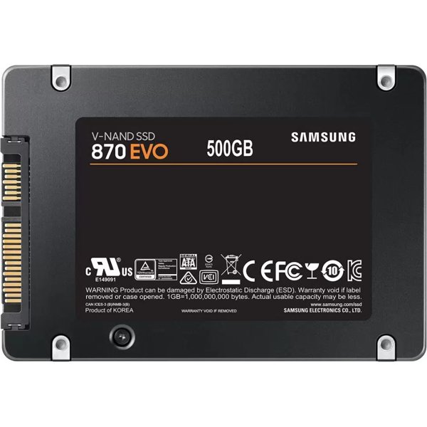 Internal SSD Samsung EVO 870 500 GB.