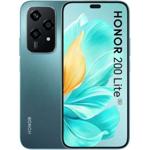 Mobile phone Honor  200 Lite 8GB 256 GB. Green