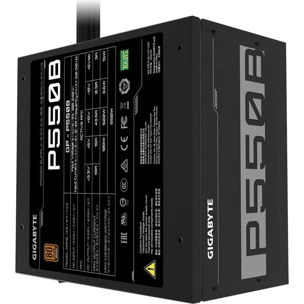 Power supply Gigabyte GP-P550B 80 PLUS Bronze Black