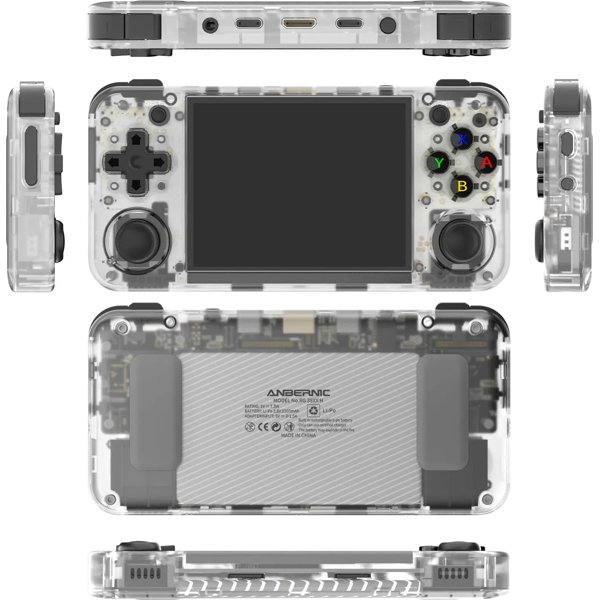 Game console Anbernic  RG35XX H 64 GB. Transparent