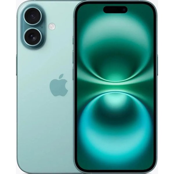 Mobile phone Apple iPhone 16 8GB 256 GB. Turquoise
