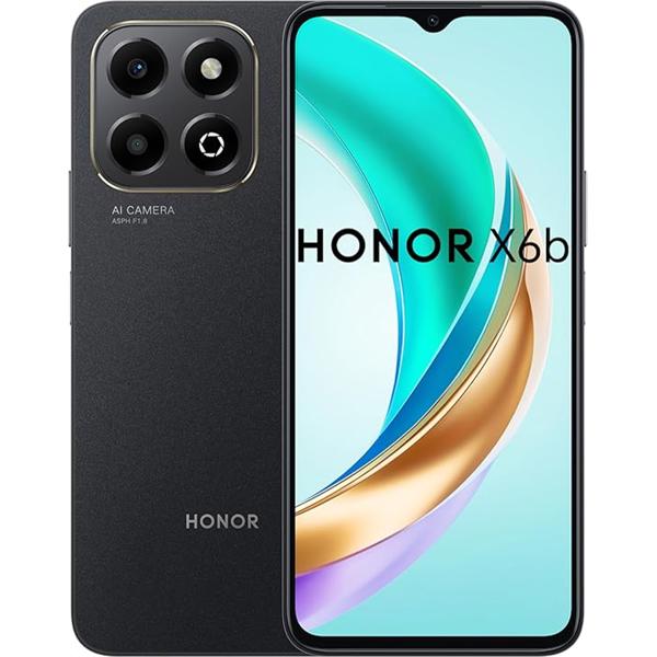 Mobile phone Honor X6B 4GB 128 GB. Black