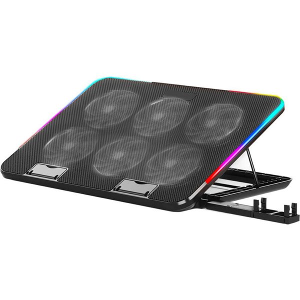 Notebook stand Ice Coorel A9R 6xFAN Black